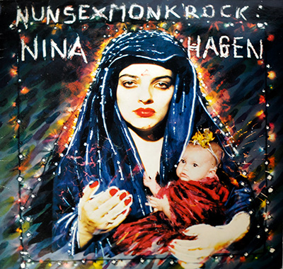 NINA HAGEN - NunSexMonkRock album front cover vinyl record